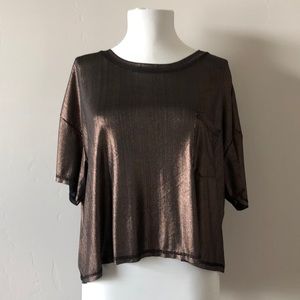 Wild Fable Bronze Pocket Tee